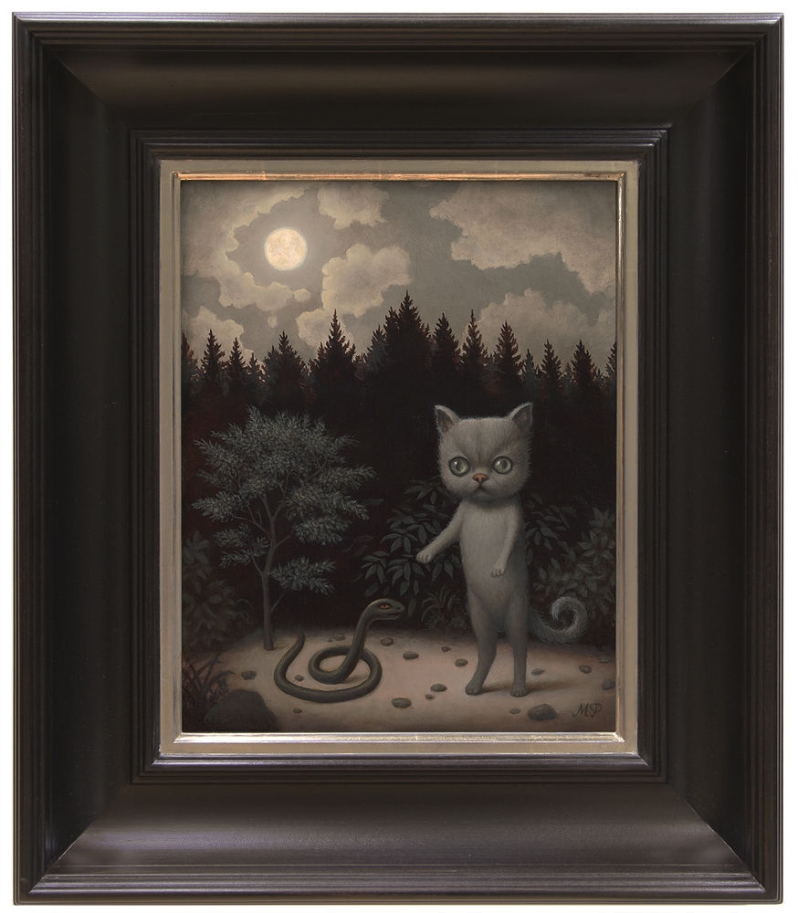 Marion Peck, Cat, Snake & Moon, 2019