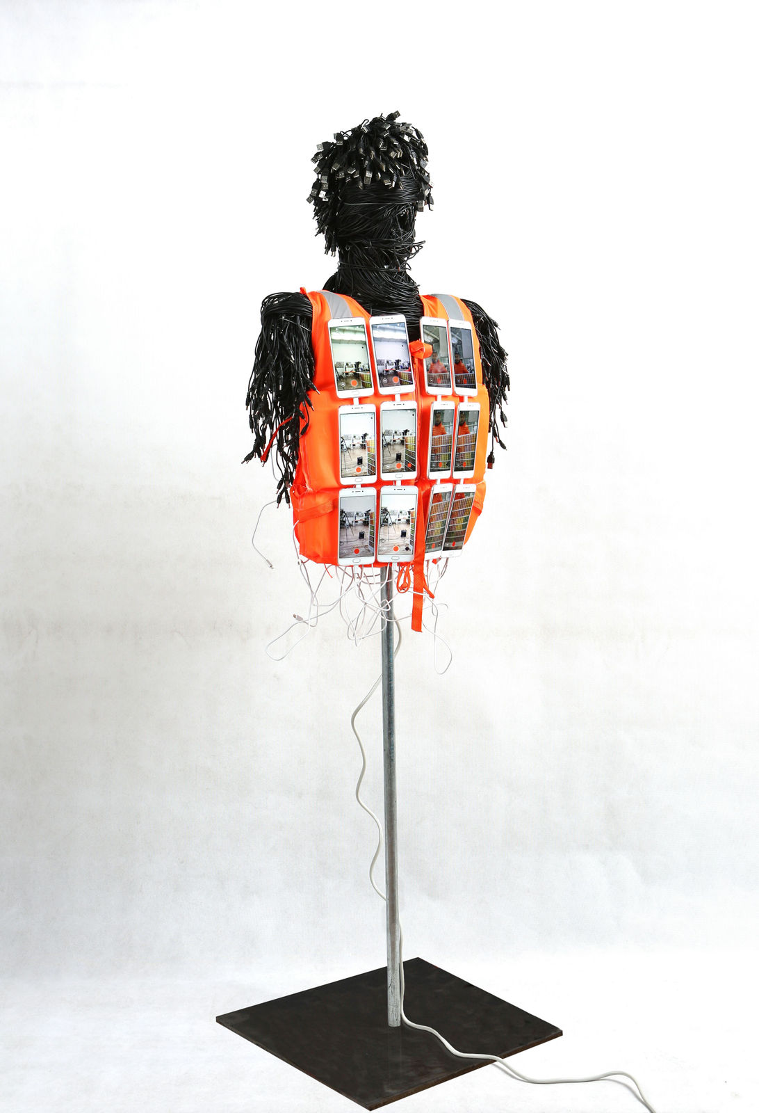 Liu Bolin, Livestream Vest, 2016