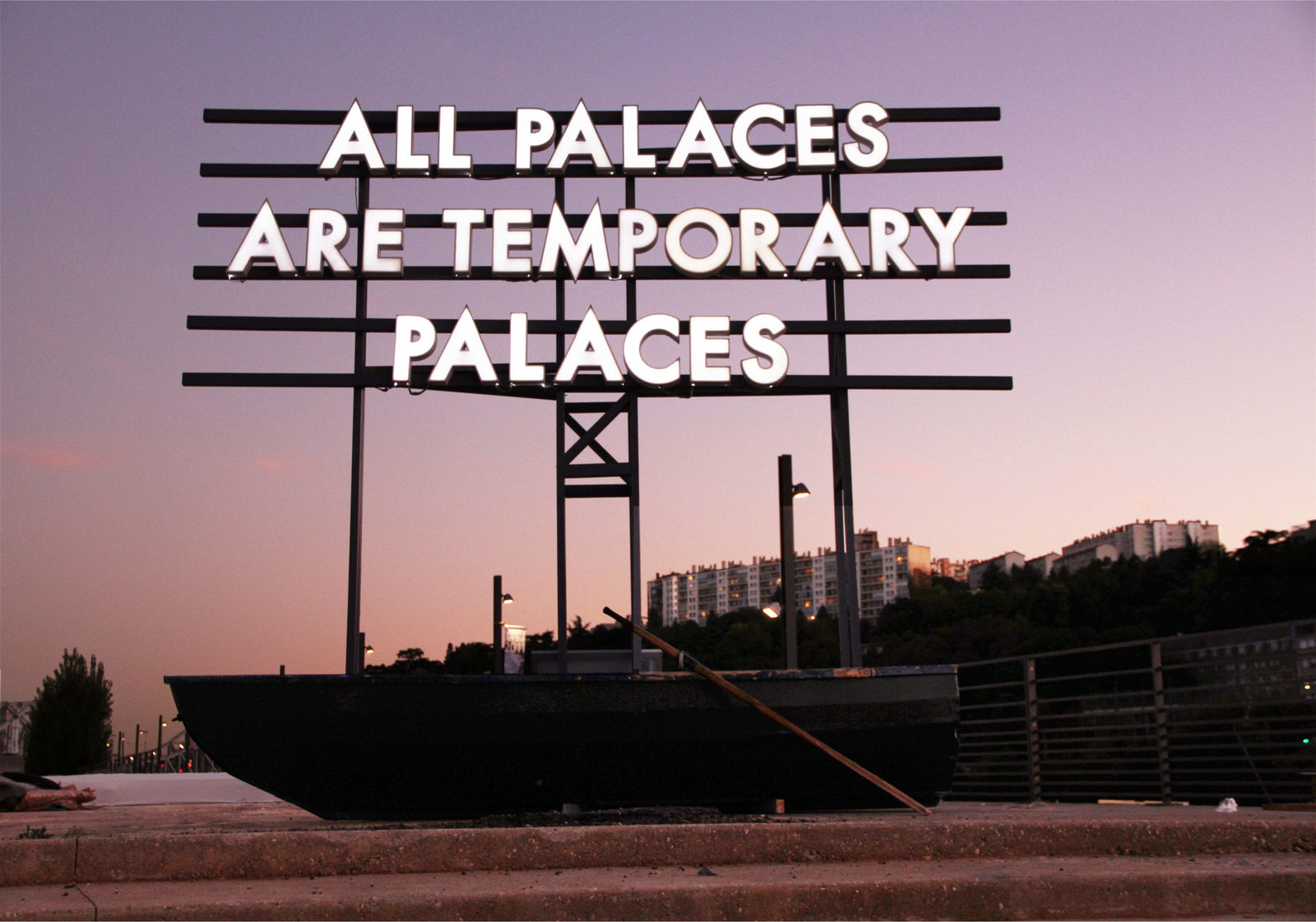 Robert Montgomery, All Palaces are Temporary Palaces