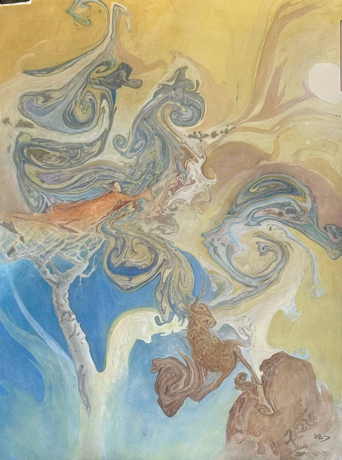 Prasad Beaven, Waves and Clouds, 2024