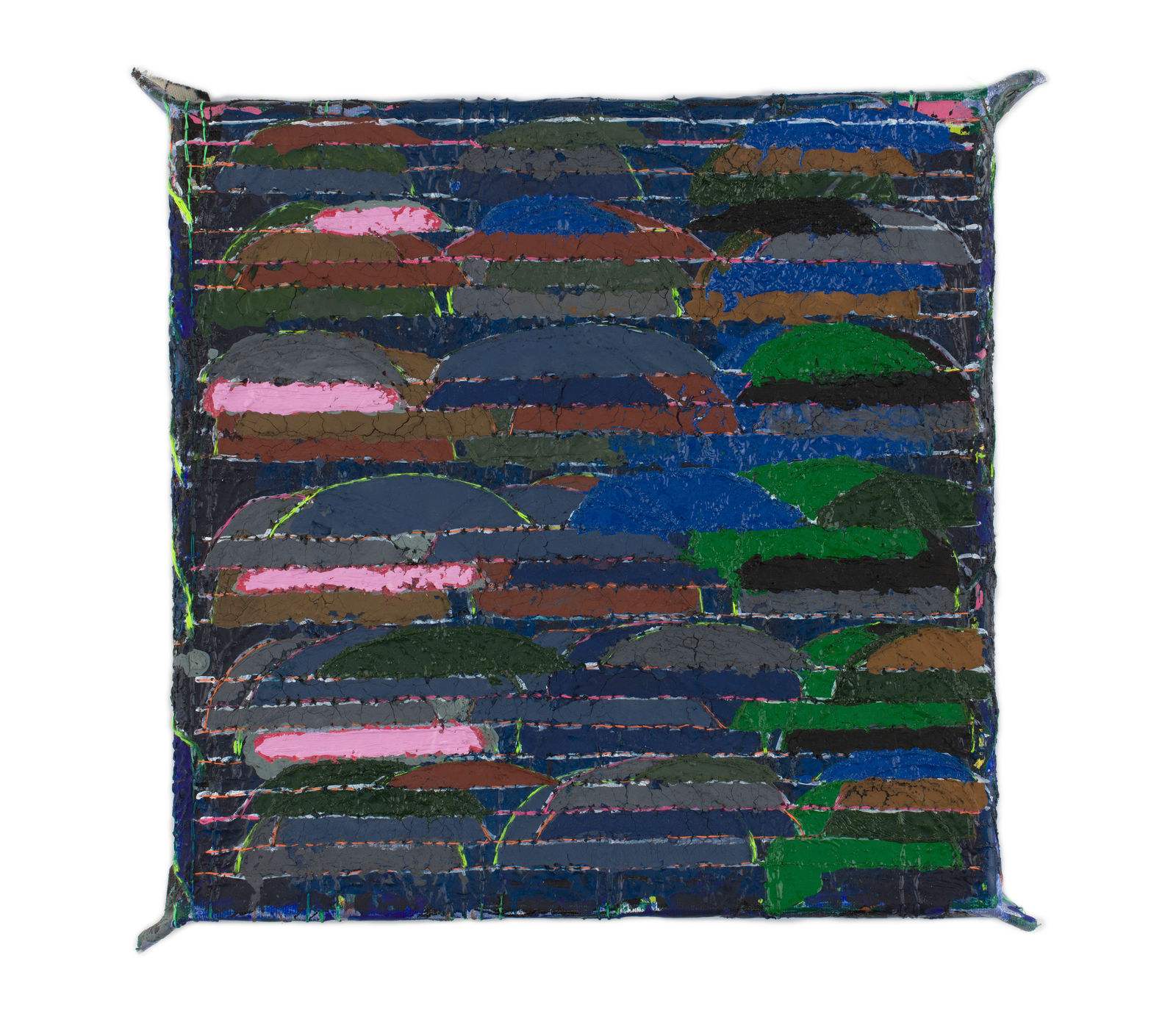 Sandra Beccarelli, Broken Skin - Blue, 2018