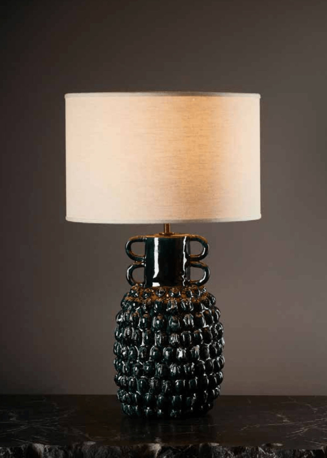 Camilla Bliss, Large Guardian Lamp (Petrol), 2024