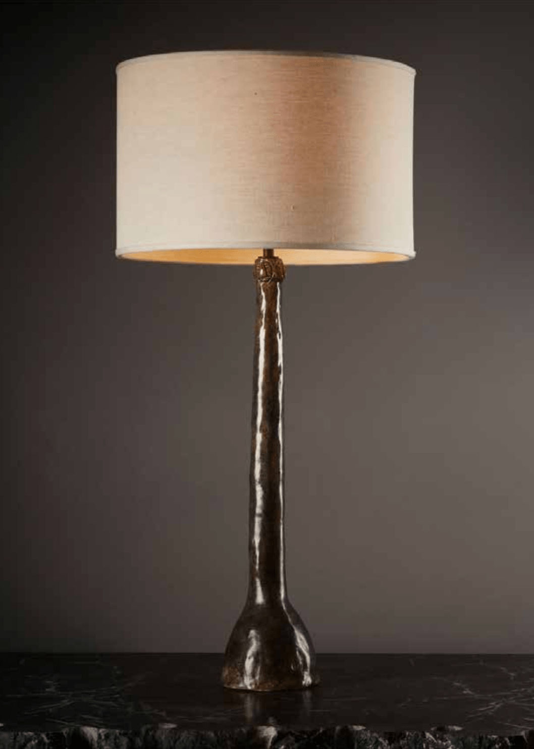 Camilla Bliss, Guardian Stem Lamp (Speckled grey) , 2021