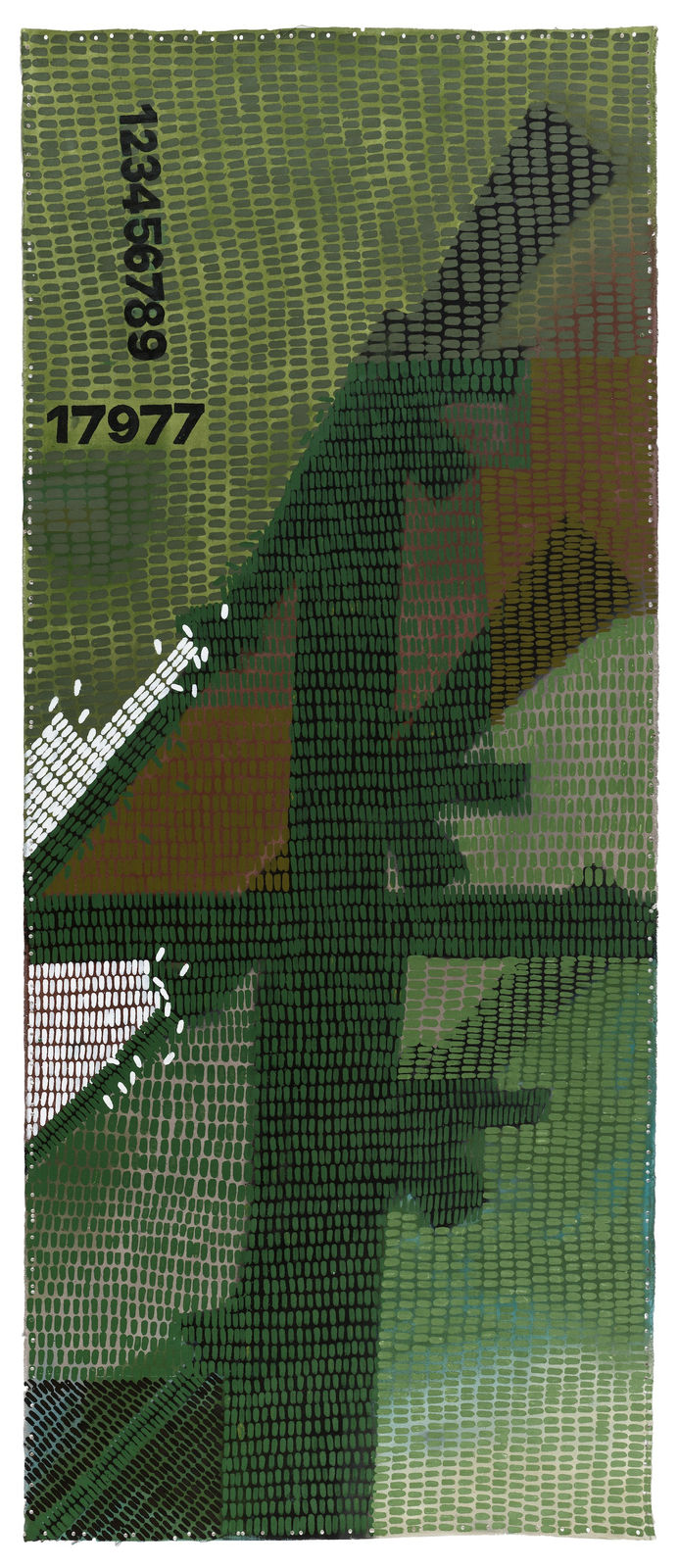 Sara Abbasian, Untitled from "Green Weapons" series, 2025