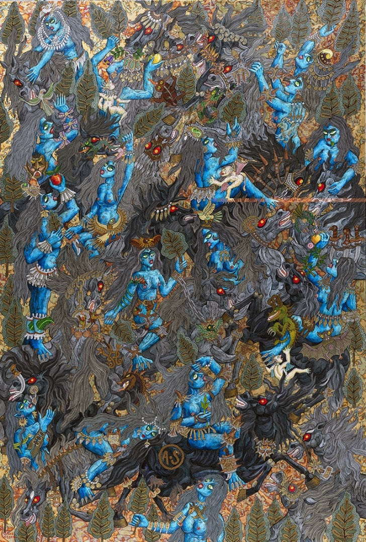 Ali Akbar Sadeghi, Blue from "Demon" Series, 2021