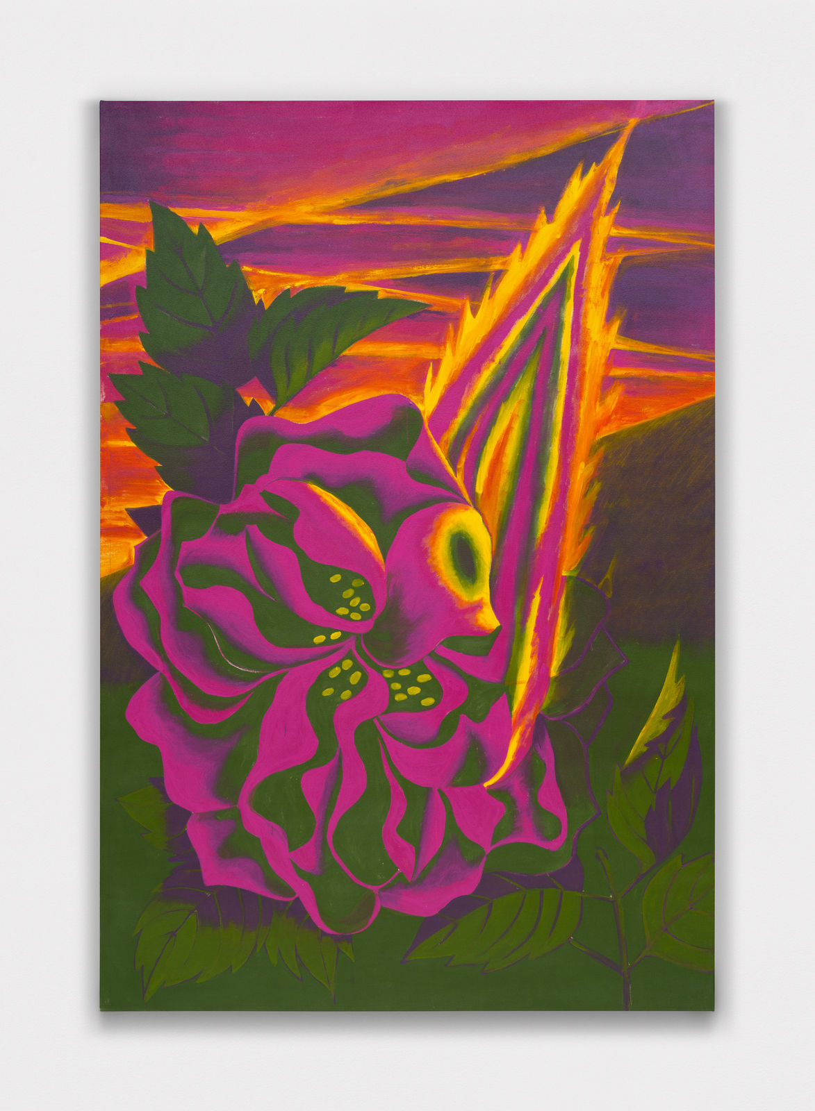 Iman Raad, Among the Palette of Fear and Fire and Flower (A Rosa ‘Ispahan’ as Twilight Falls), 2025
