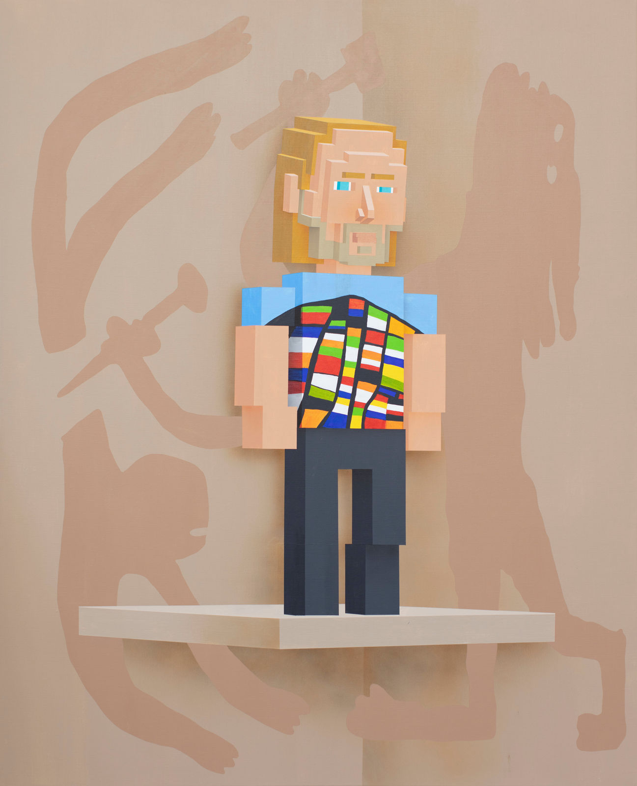 Sepand Danesh, "Thom Yorke" from the Army of Blind series, 2023