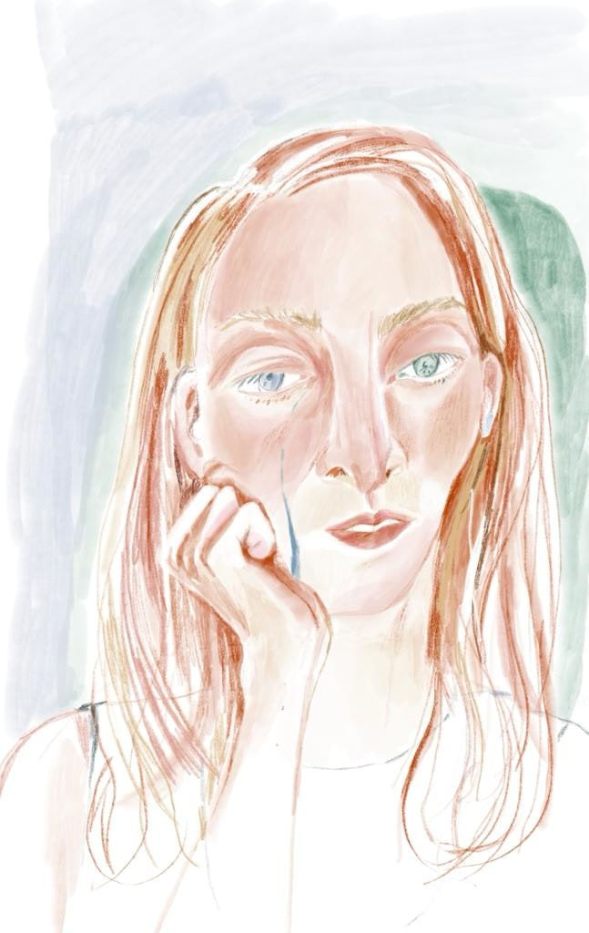 Kimia Dehghan, Blue and Green Eye, 2022