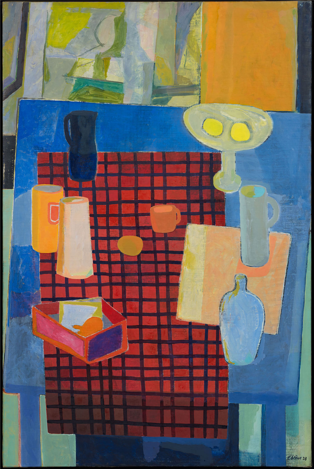 Maurice ESTÈVE, La nappe écossaise, 1938