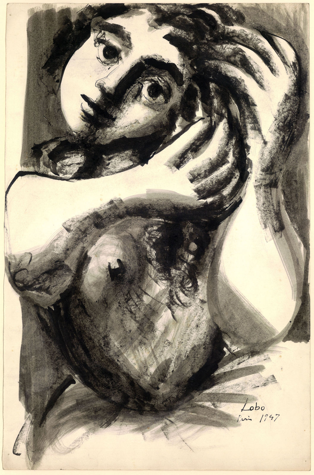 Baltasar LOBO, Femme à sa toilette, 1947