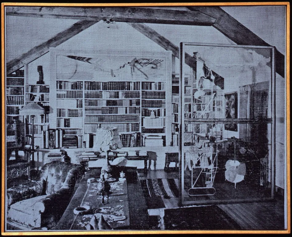 Richard Pettibone, Duchamp "Katherine Dreier's Living Room. 1966.", 1966