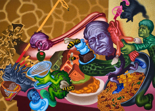 Peter Saul, Bad Restaurant, 2008
