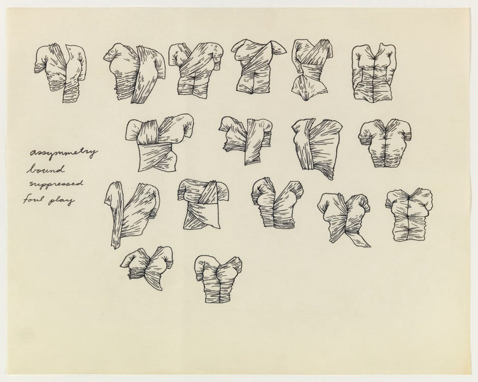 Christina Ramberg, Untitled (Wrapped Torsos), c. 1967