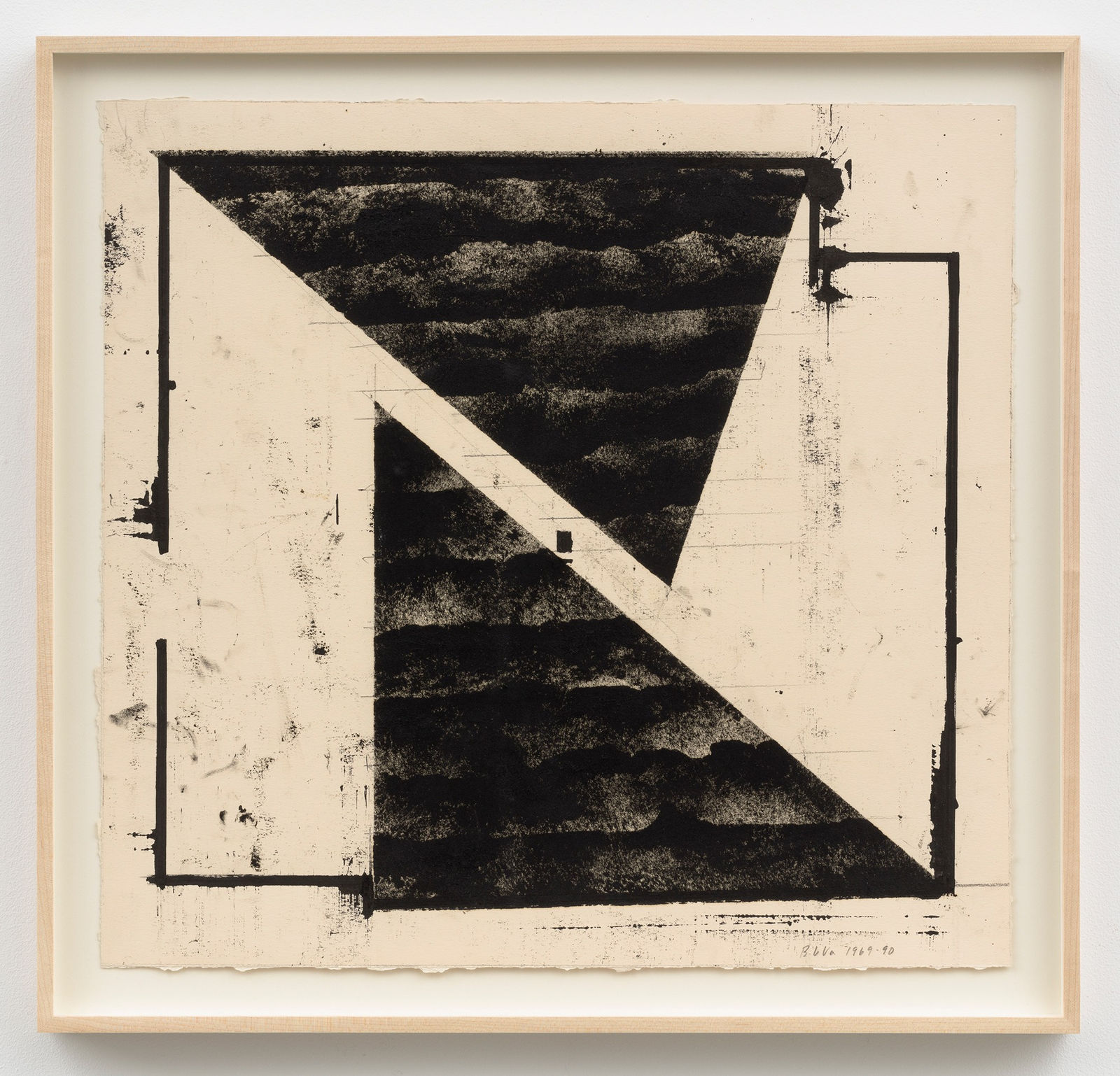 Barry Le Va, Untitled (Blown Chalk), 1969-90