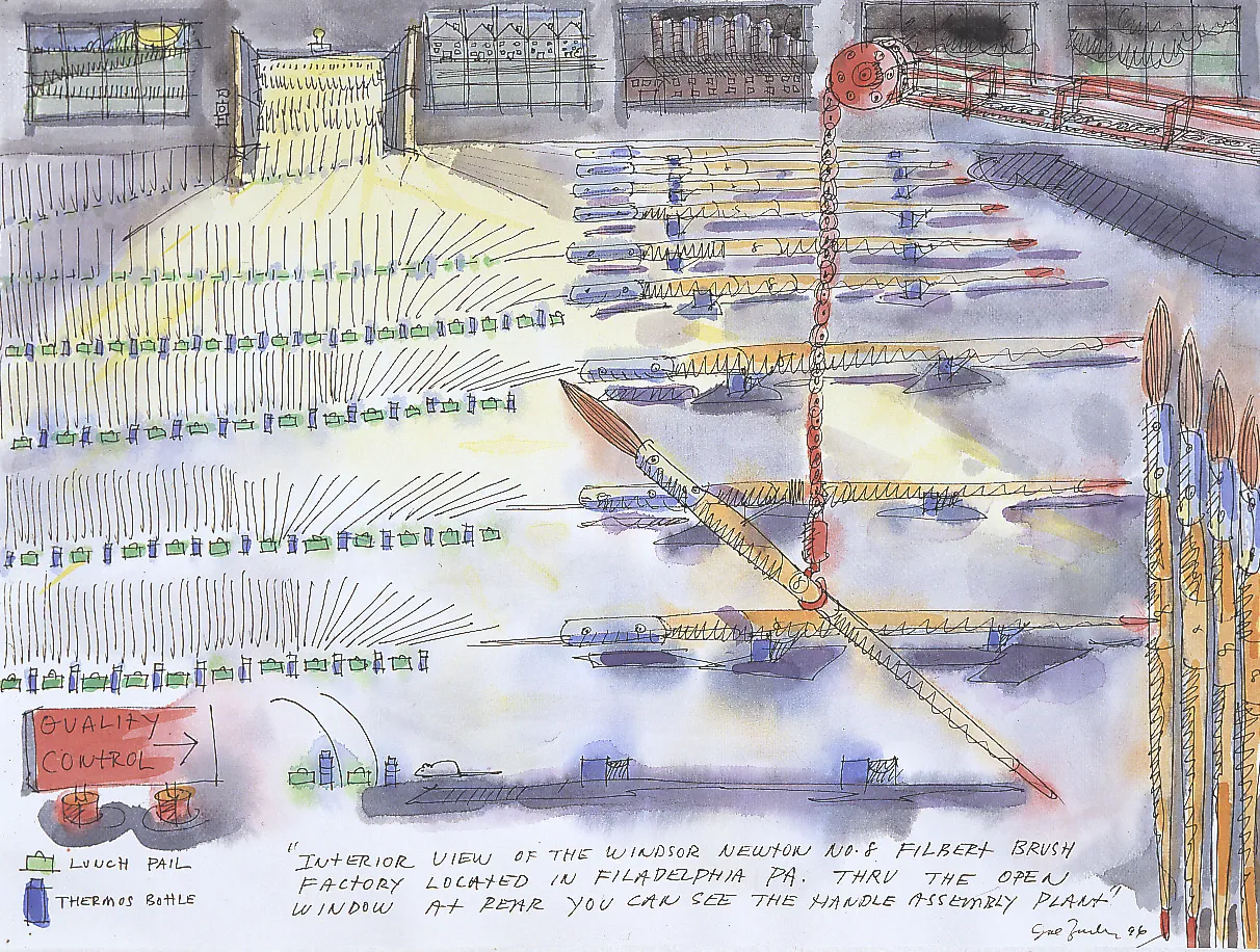 Joe Zucker, UNTITLED (INTERIOR VIEW OF THE WINDSOR...), 1996