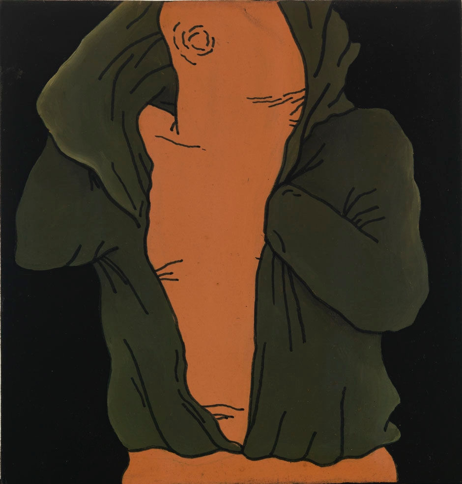 Christina Ramberg, Untitled (Torso with Covered Head), 1967