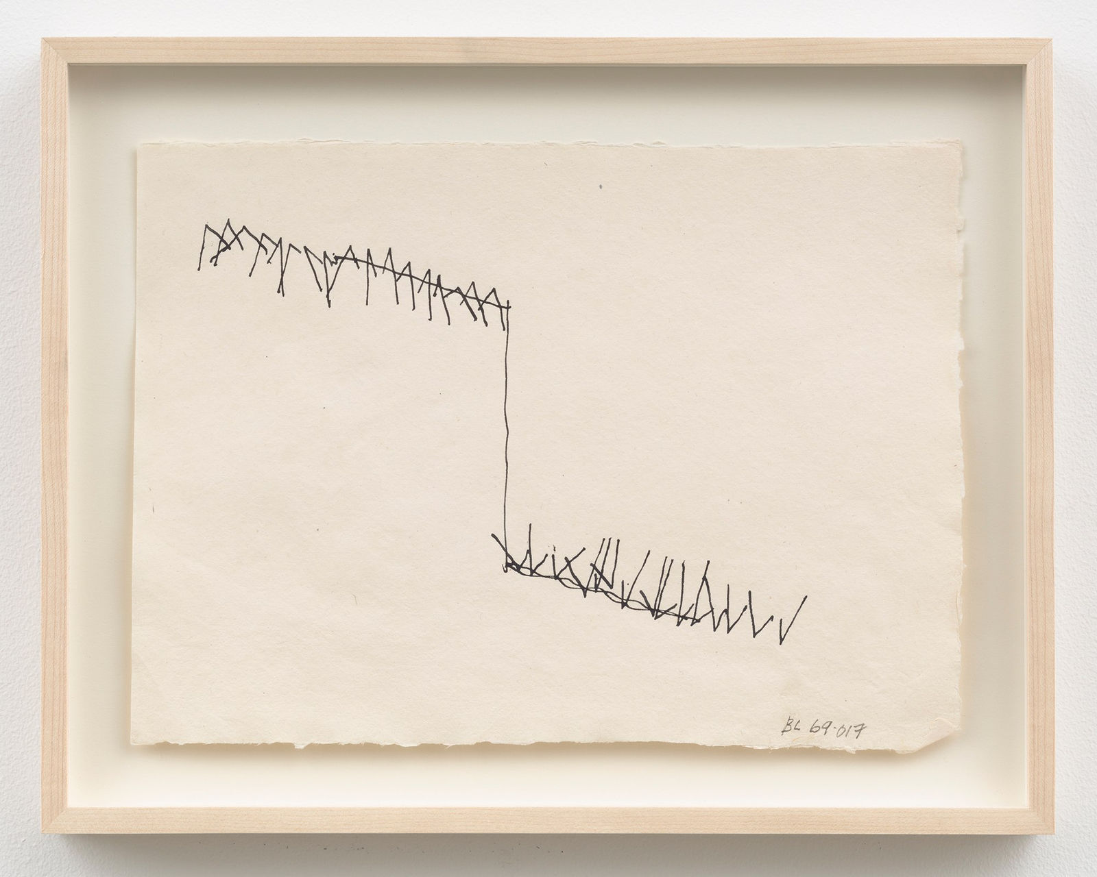 Barry Le Va, Working Drawings for Installation, "Adjacent (Cleaved Wall)" (1969 / 2017), 1969 / 2017