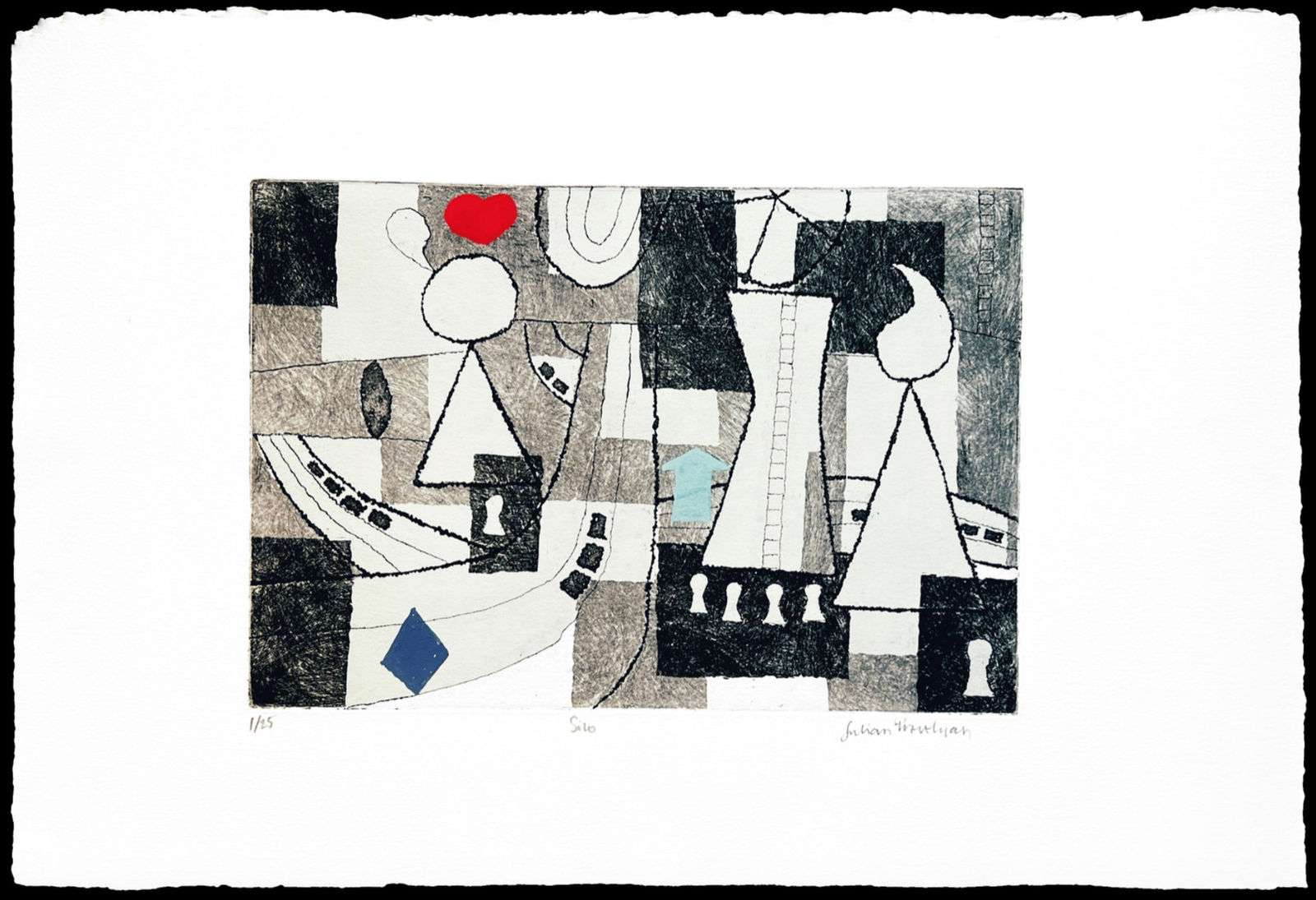 Julian Trevelyan, Silo, 1974