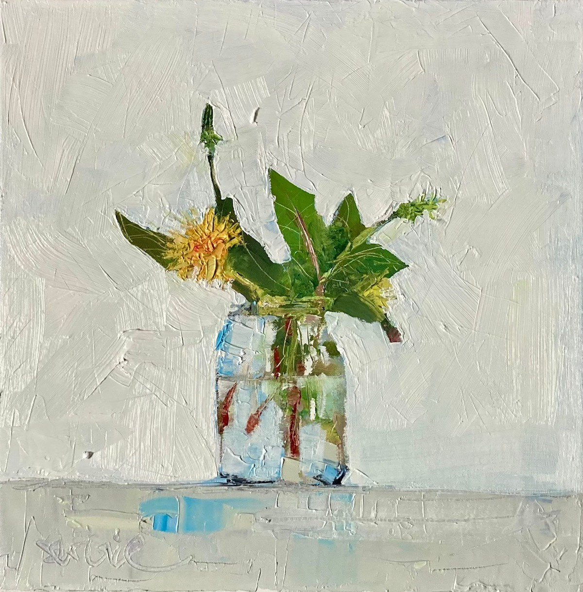 Mike Service, Dandelion in a Pickle Jar