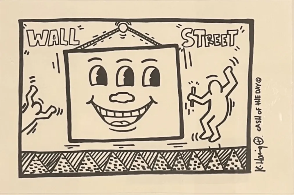 Keith Haring, Wall Street, c. 1990