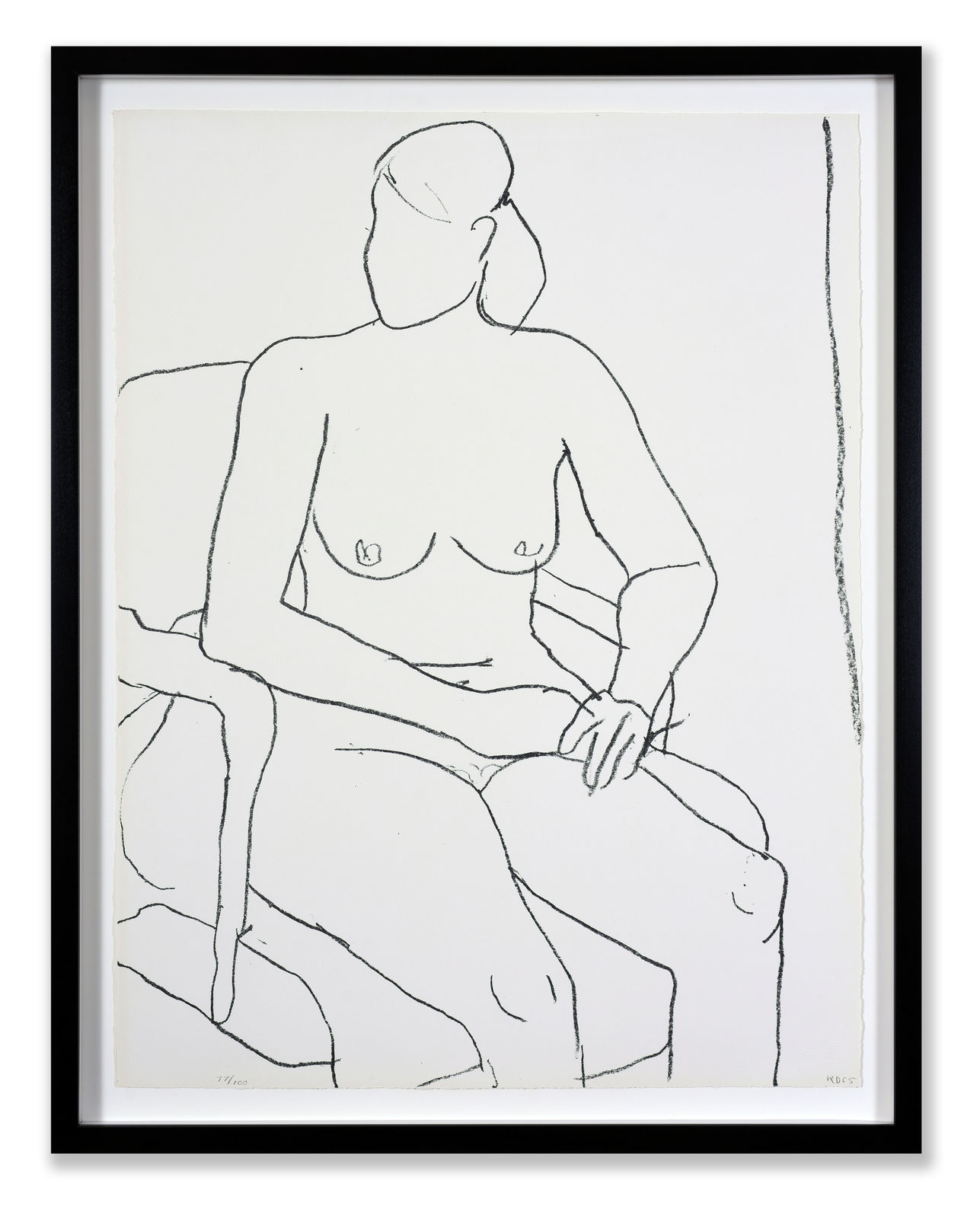 Richard Diebenkorn, Seated Nude, 1965