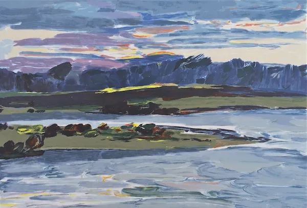 Jian Wang, American River in Spring, 2012