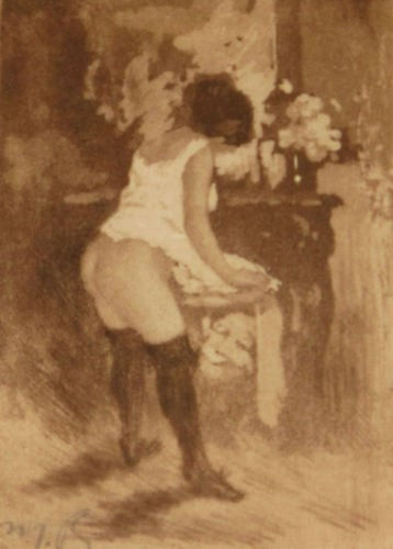 Manuel Robbe, La Toilette (Woman Dressing), 1906