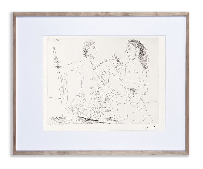 Pablo Picasso, Television: Combat de Chars a l'Antique, 347 Series, 1968