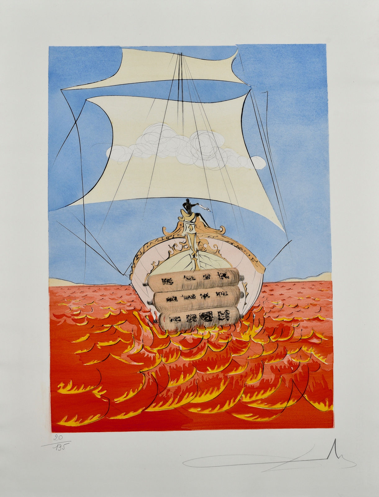 Salvador Dali, Levi (Twelve Tribes of Israel), 1973