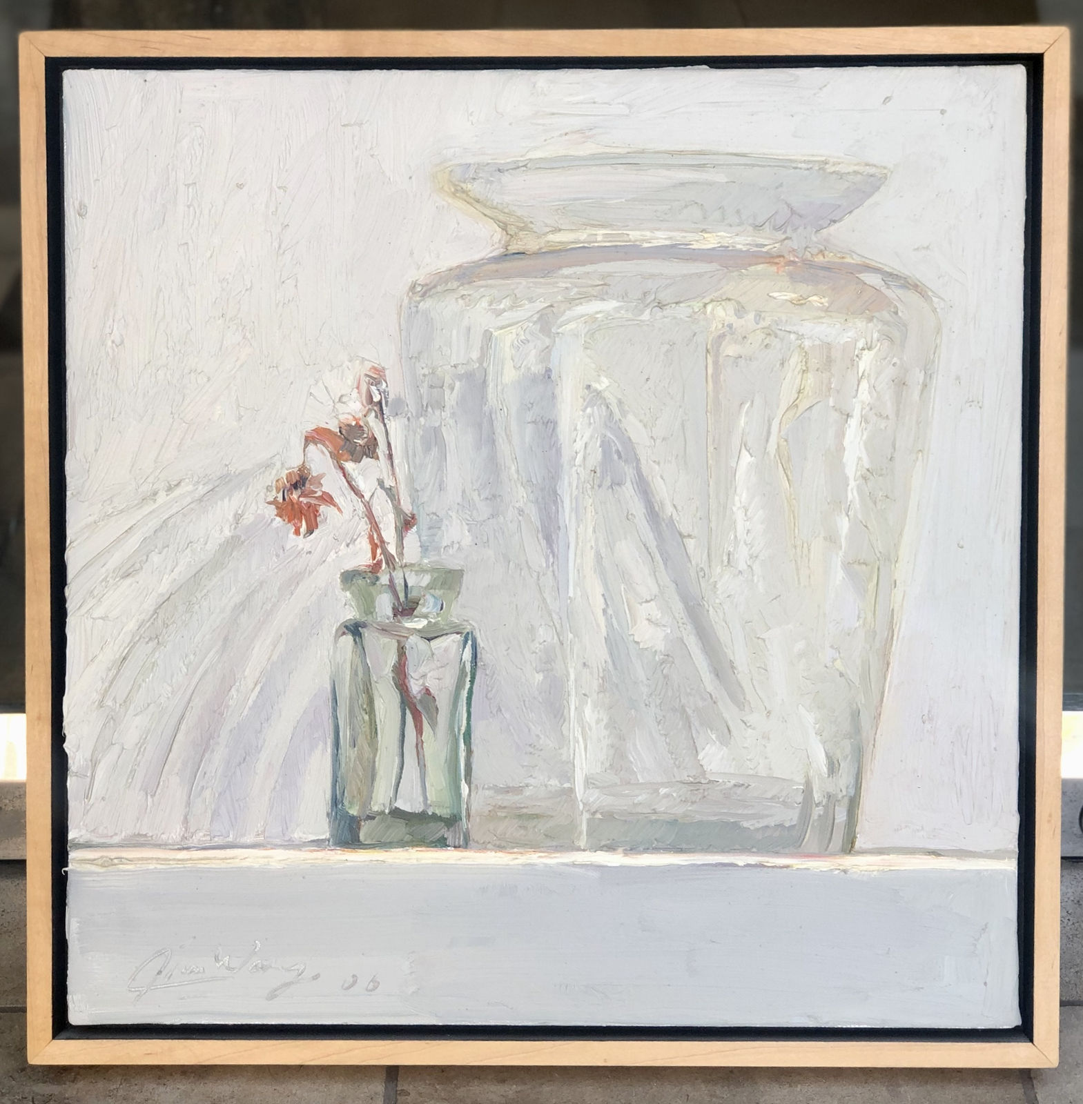 Jian Wang, Big Clear Glass Jar, 2006