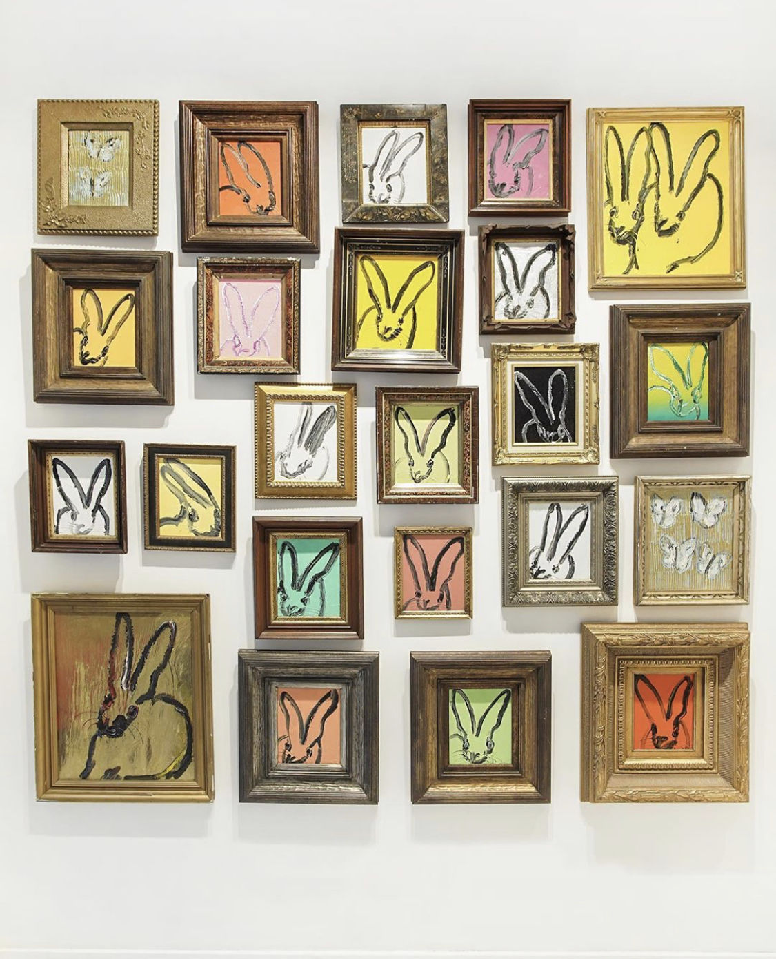 Hunt Slonem, More, More, 2021