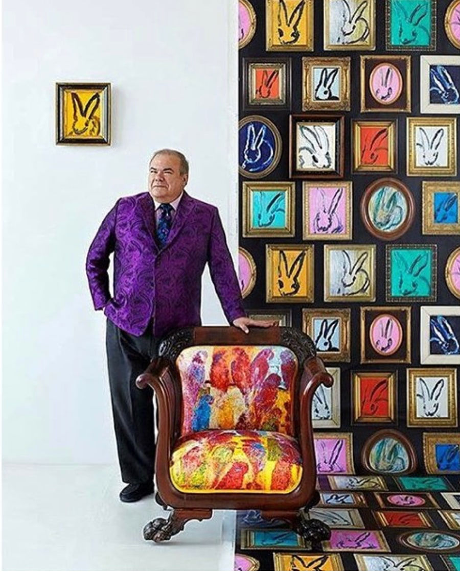 Hunt Slonem, King Cake, 2022