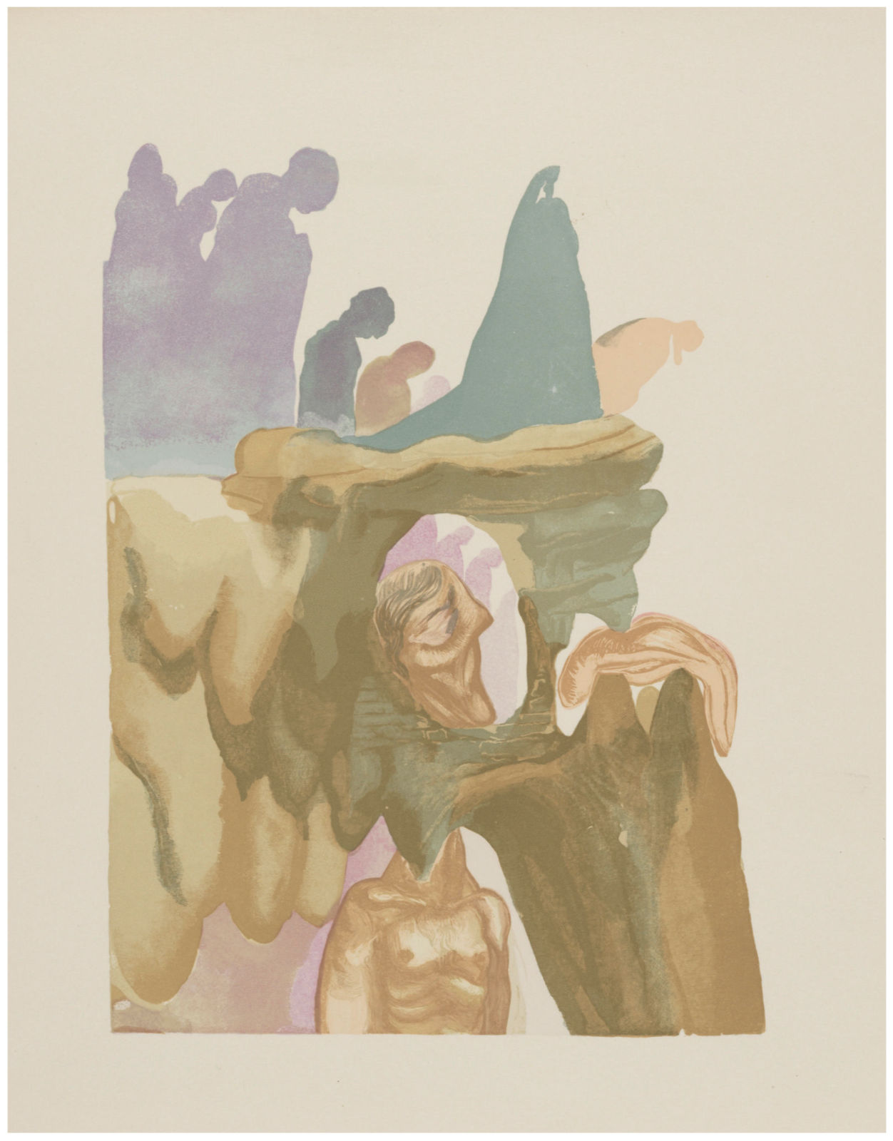 Salvador Dali, The Corrupt, Proof, 1960