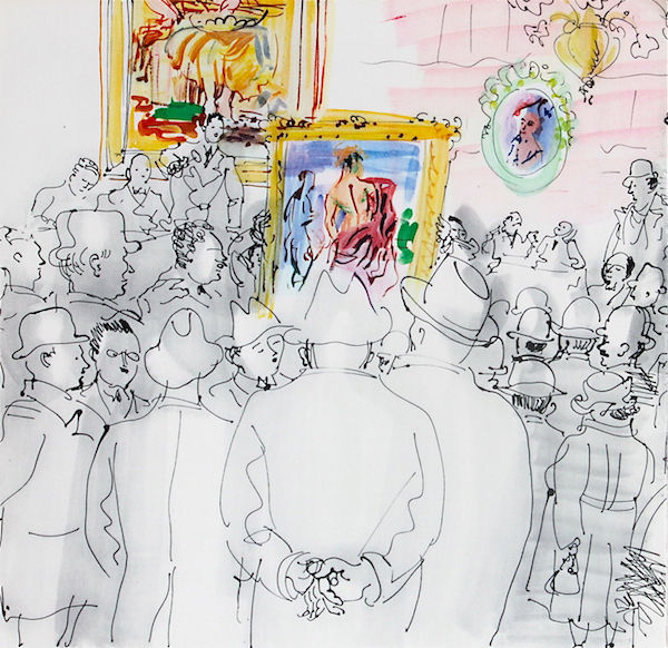 Raoul Dufy, Le Vin est Necessaire aux Artistes , 1936