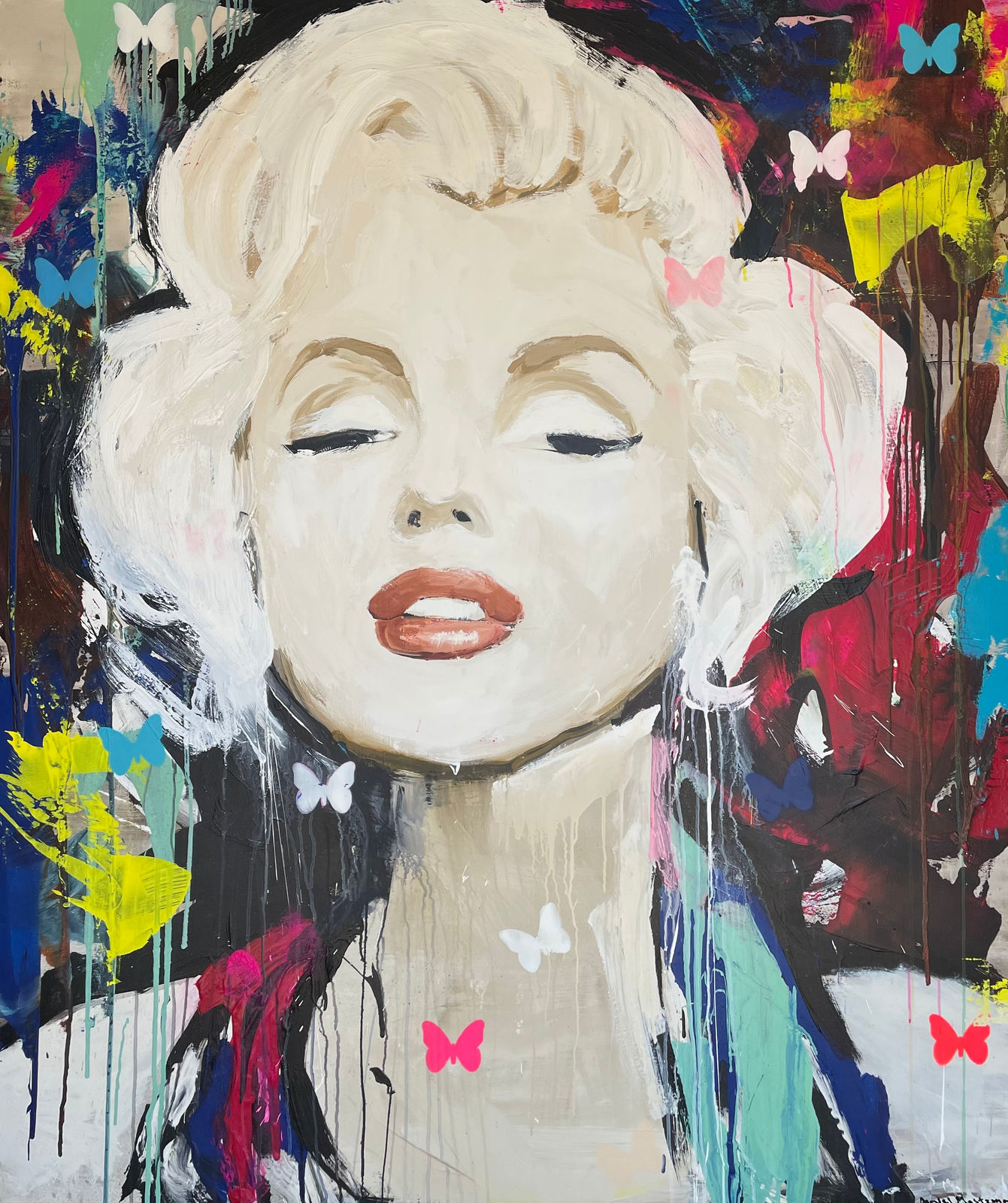 Daniel Maltzman, Marilyn Butterflies, 2022