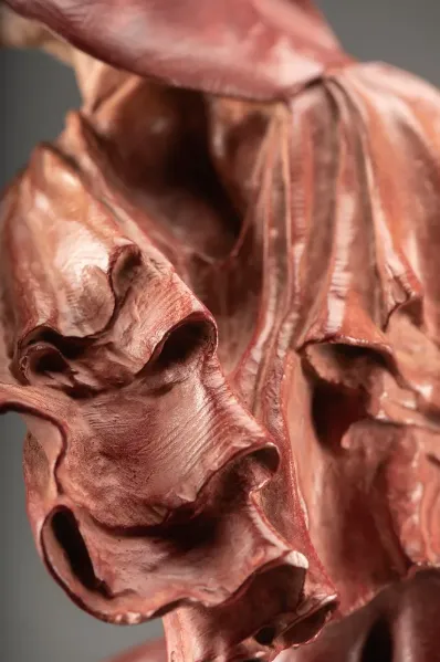 Richard MacDonald, Whiteface, Atelier, Red, 2015