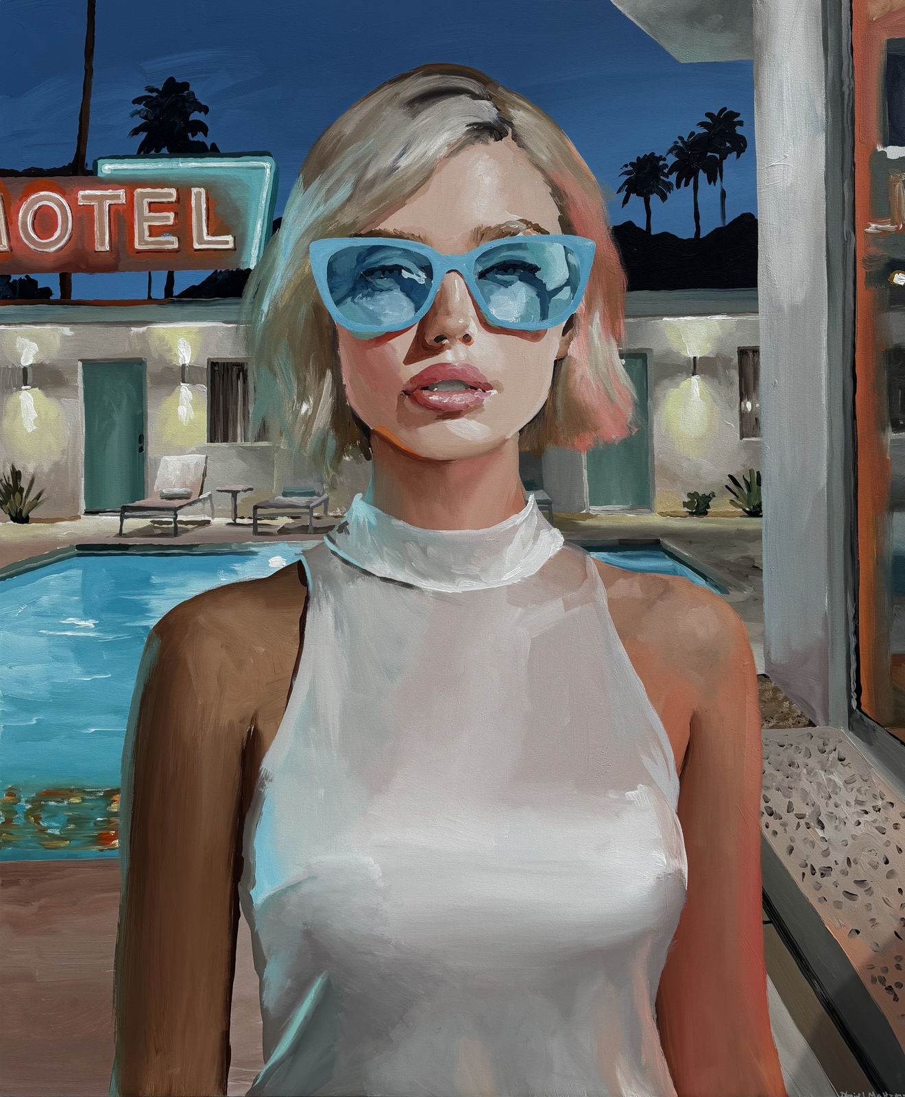 Daniel Maltzman, A night in the desert, 2026