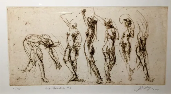 Jian Wang, Six Beauties II, 2015