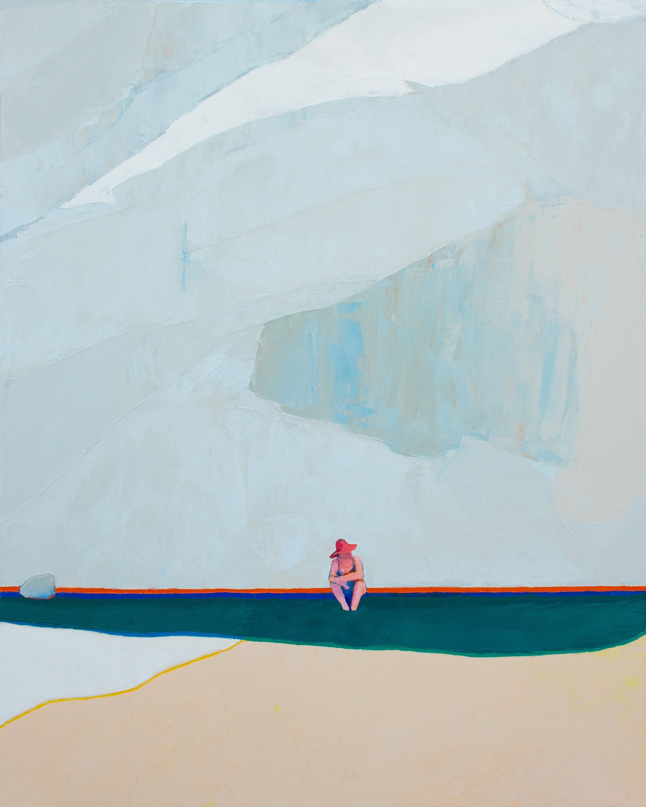 Timothy Mulligan, Resting in Shallow Water, 2023