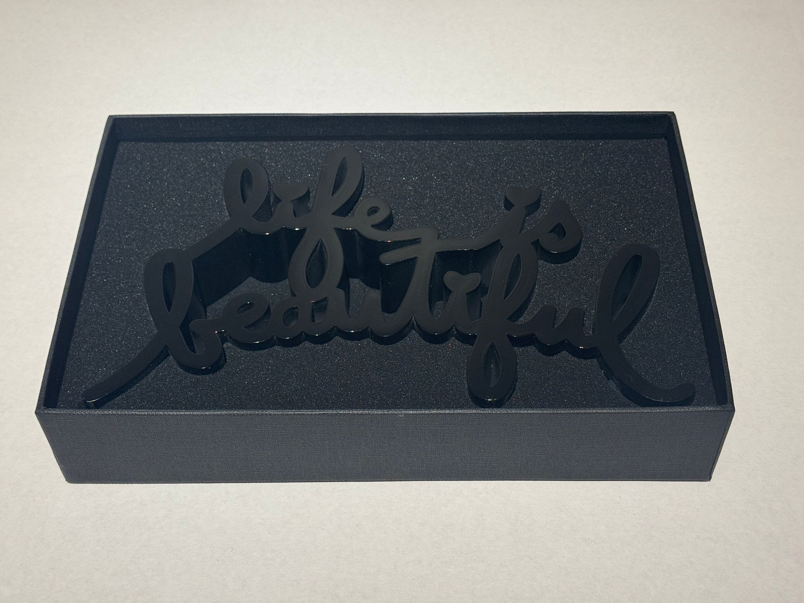 Mr. Brainwash, Life is Beautiful - Black, 2022