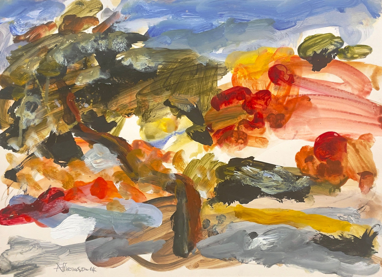 Ann Thomson, Shaft View, Broken Hill, 2014