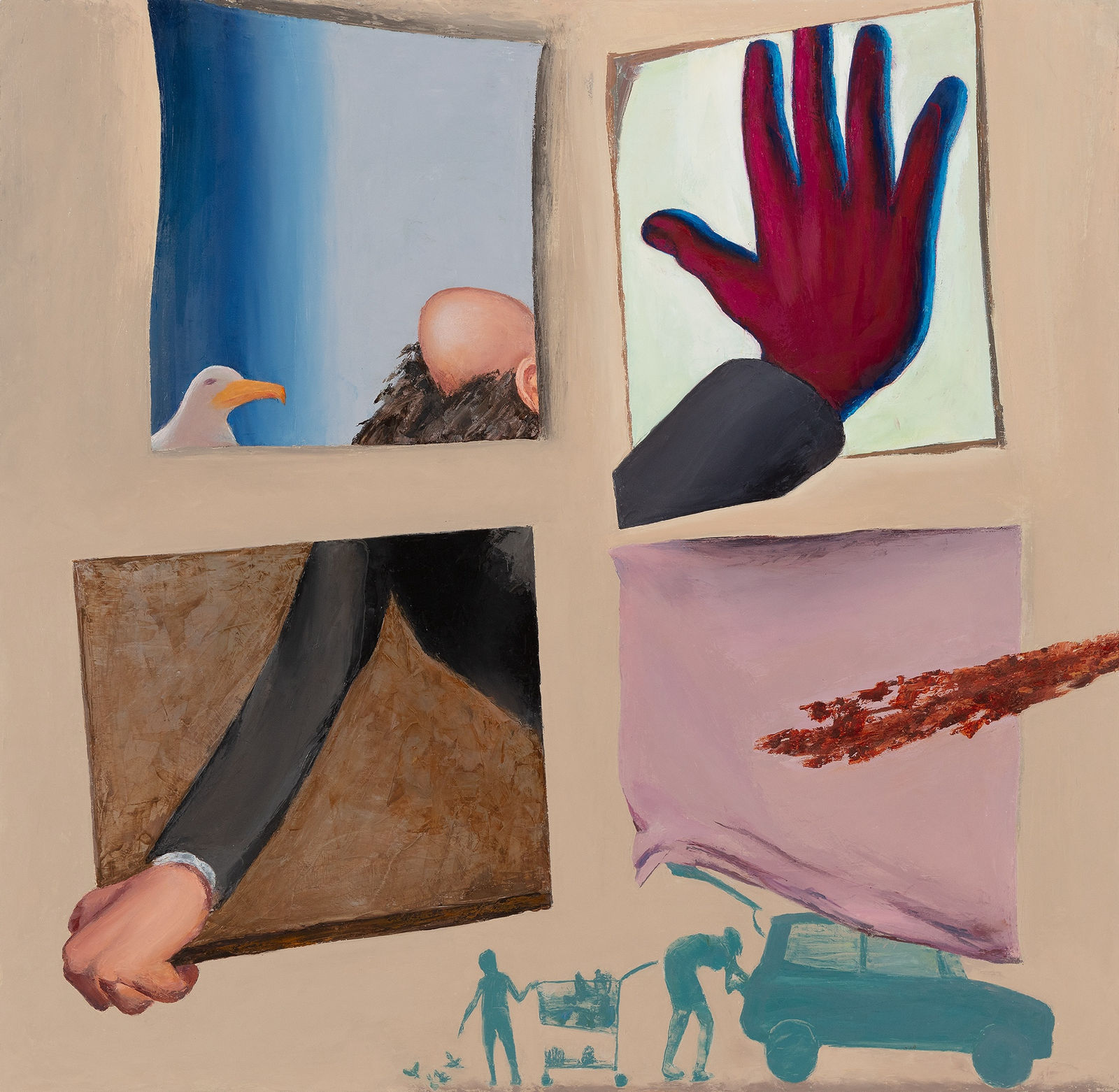 Tony Slater, Touching the Anthroposphere II, 2024