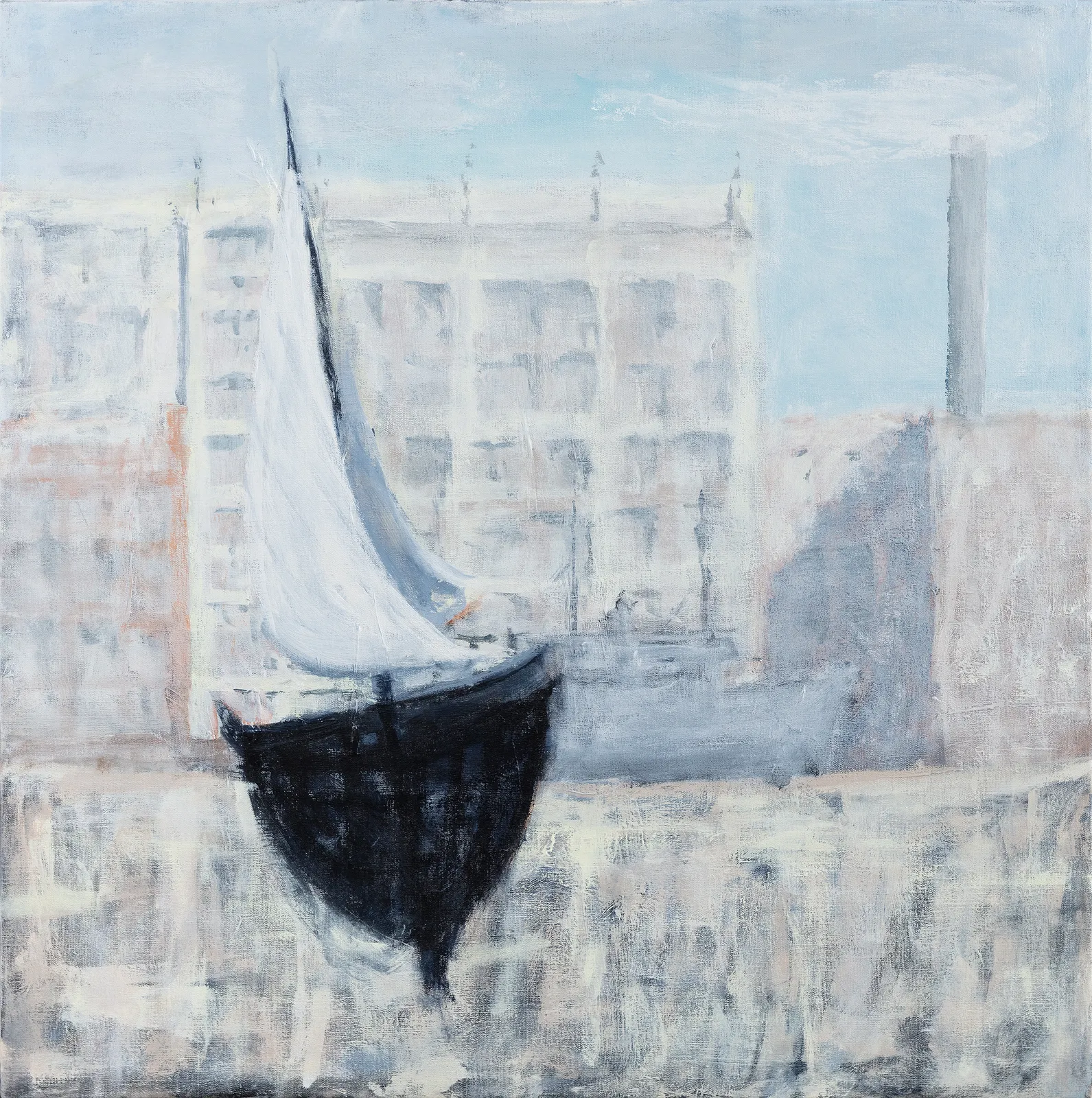 Paul Connor, Morning Harbour with Ghost Skiff, 2026