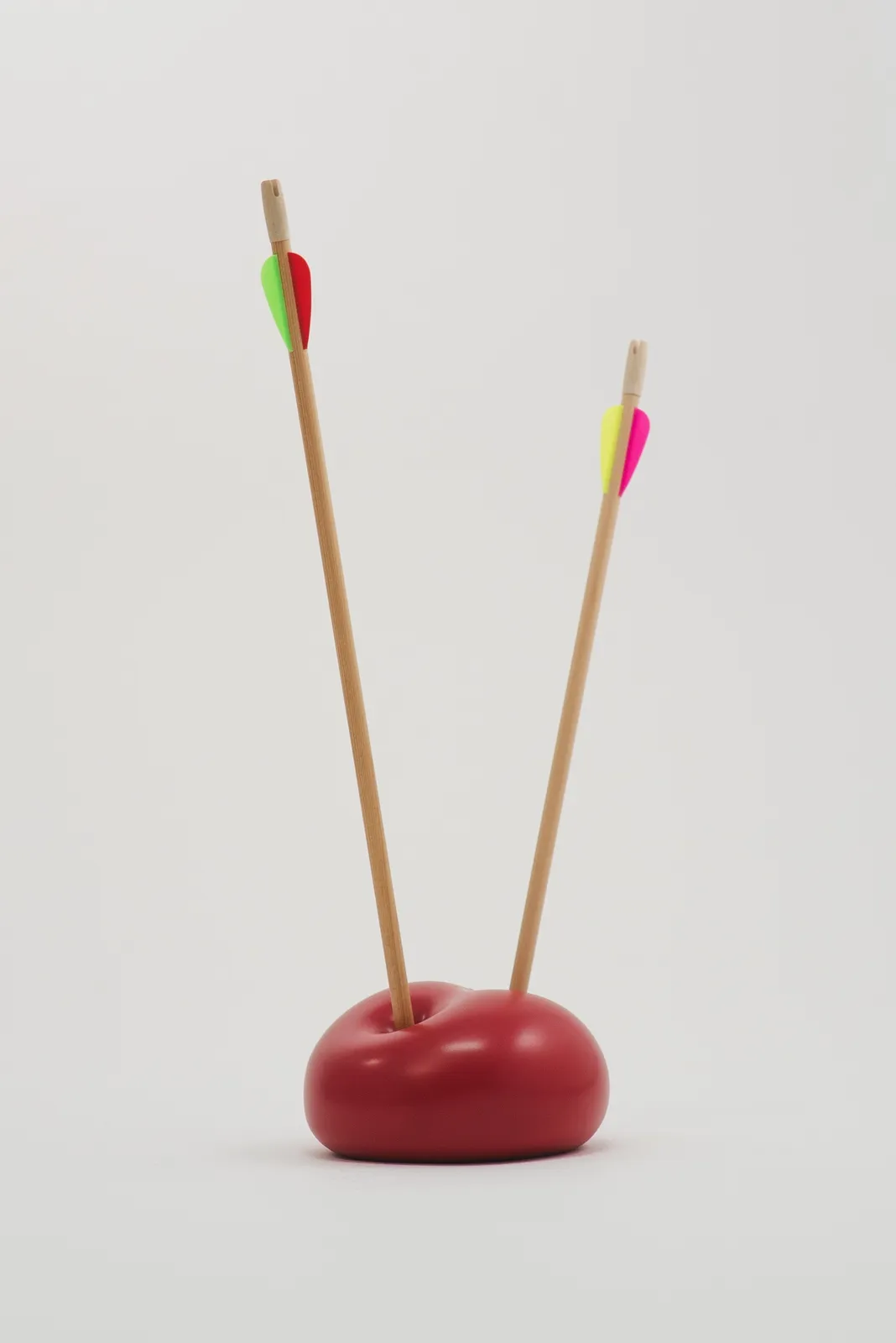 Nano Abia, Último Instante. Double arrow balloon. Rojo., 2023