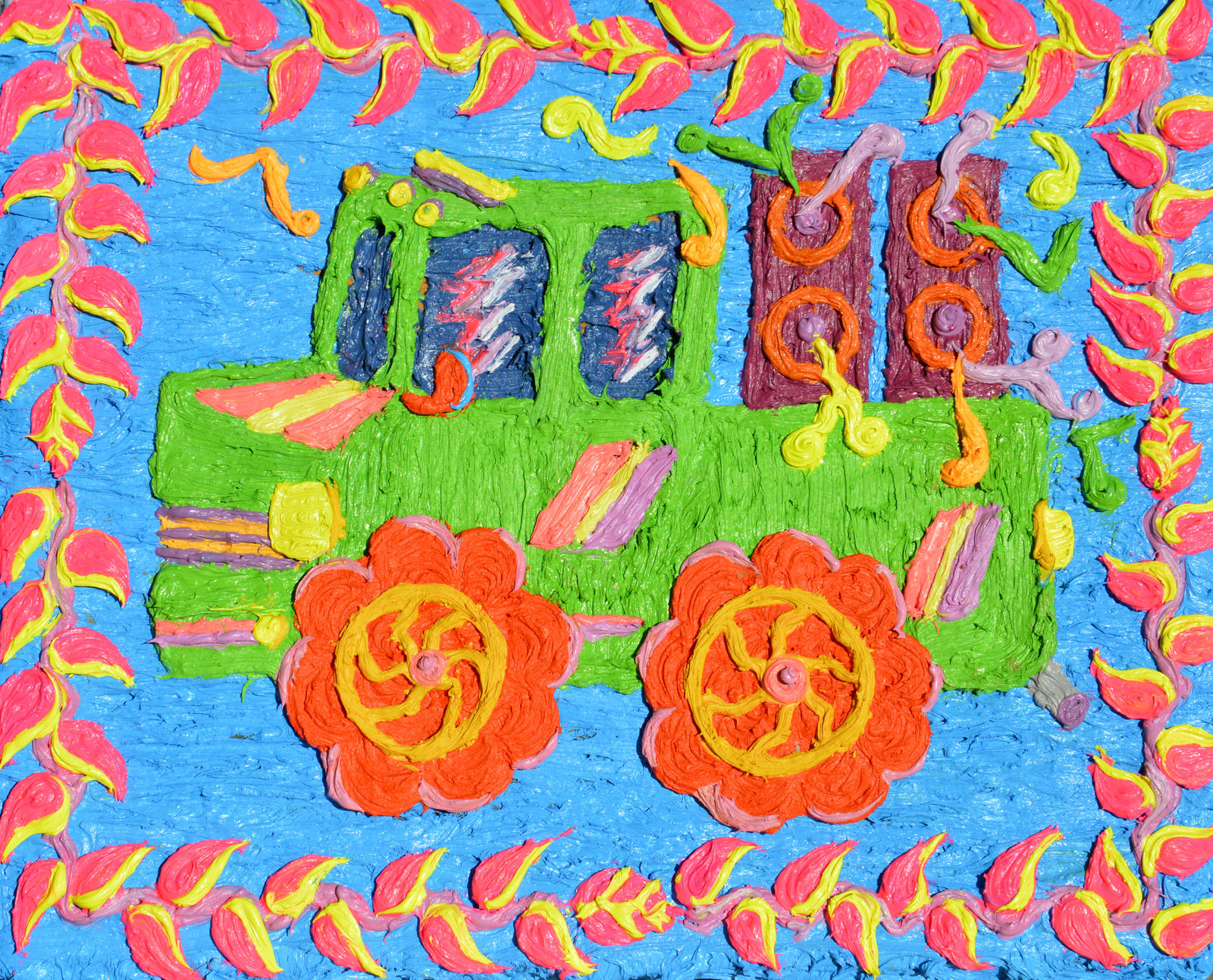 Laura López Balza, Camioneta con bocina I, 2025