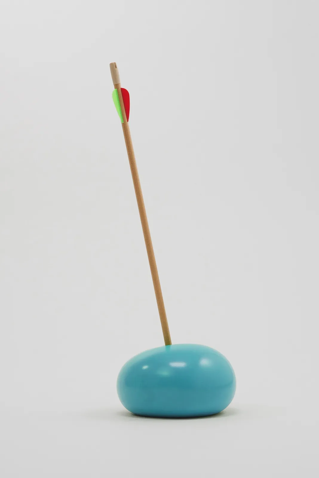 Nano Abia, Último Instante. Single arrow balloon. Turquesa., 2023