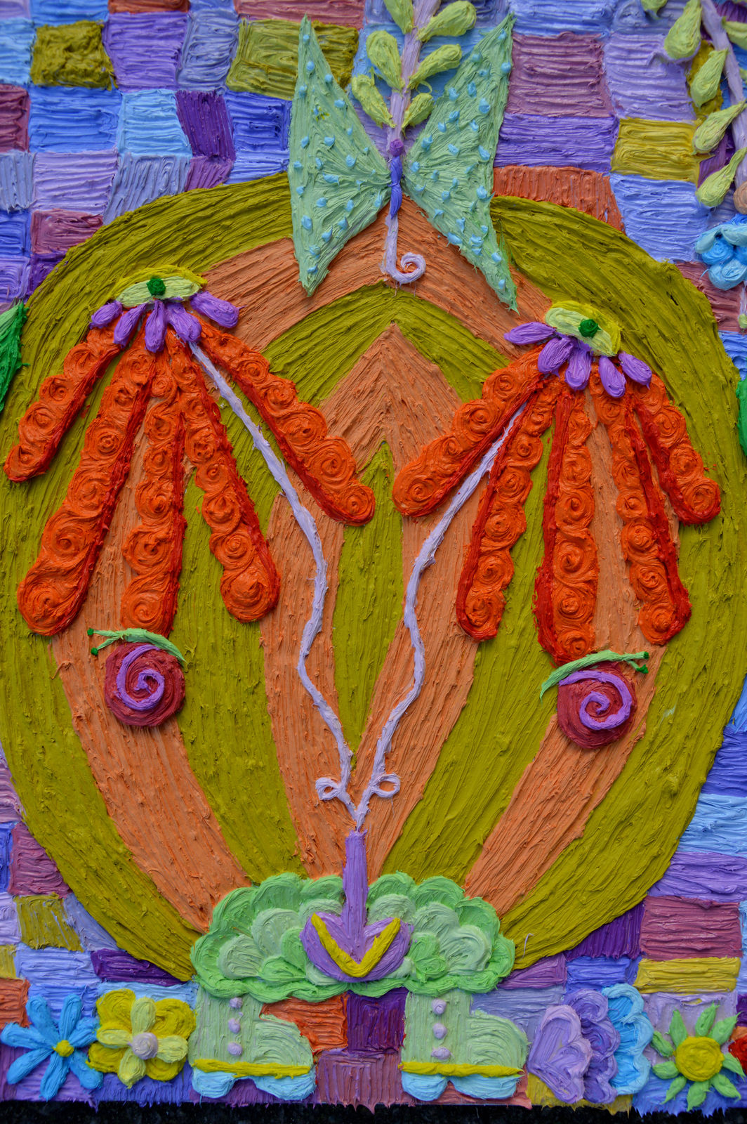 Laura López Balza, Espejo floral de octubre, 2025