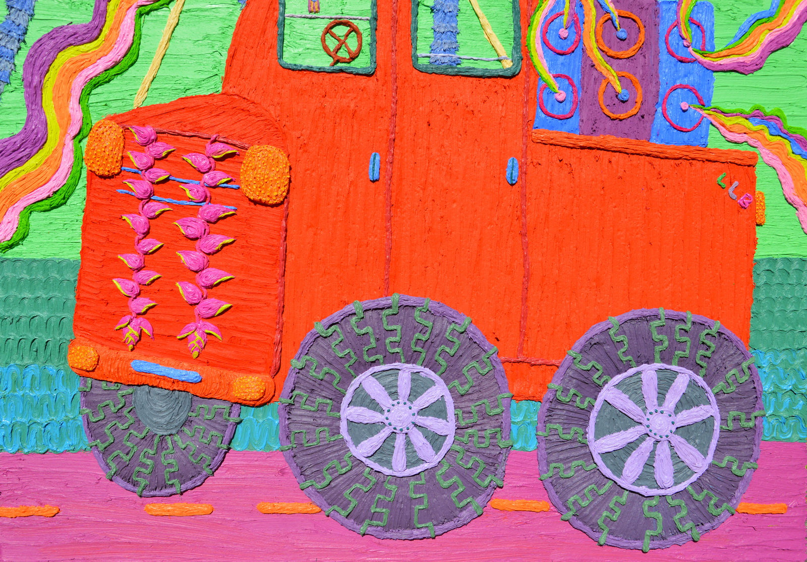 Laura López Balza, Ritmo y velocidad II, 2025