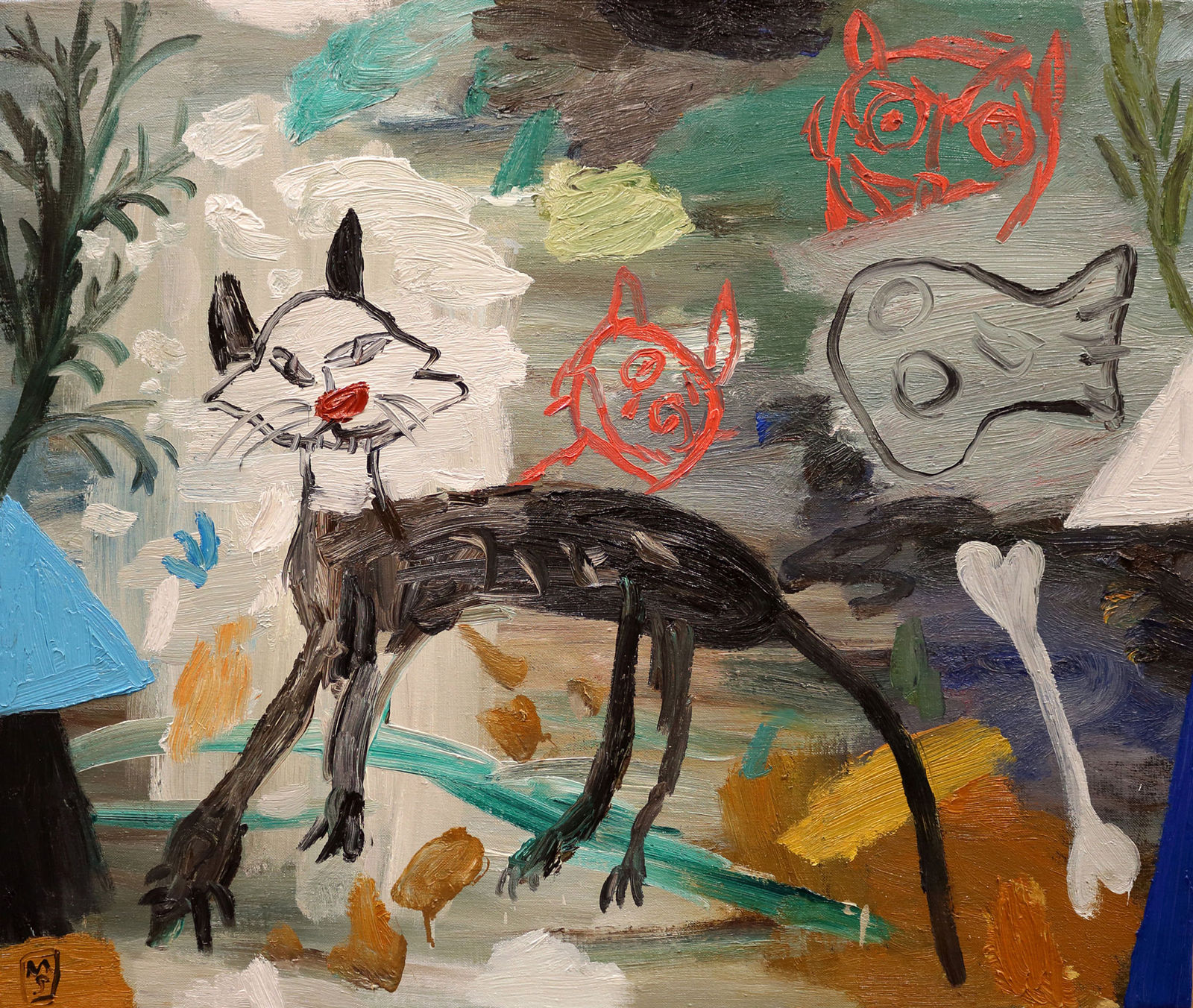 Matías Sánchez, Gato doméstico, 2018