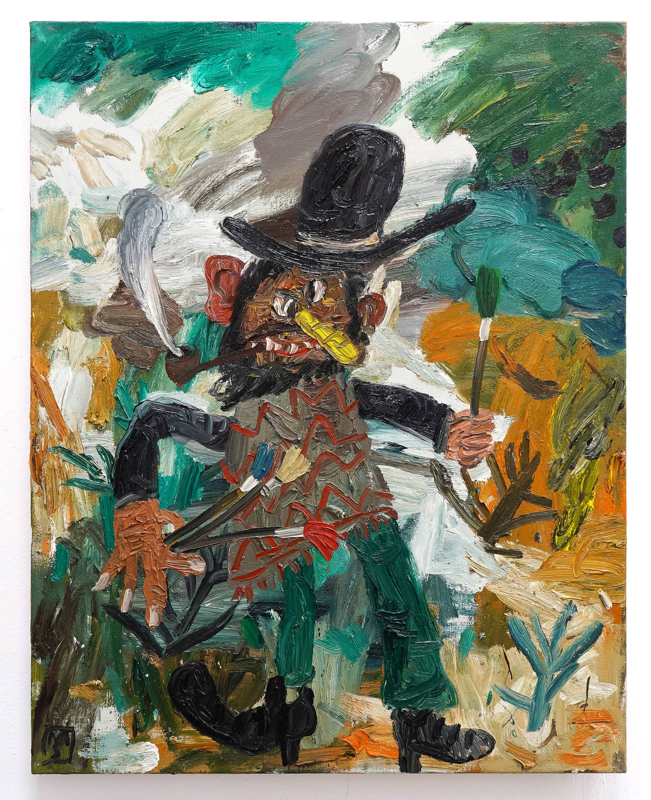 Matías Sánchez, El pintor obstinado, 2019